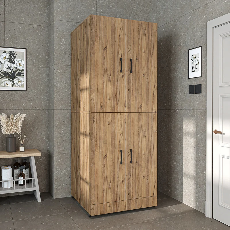 Roomart Waschmaschinenschrank DORA-II, 70 cm, für Waschmaschine und Trockner, in 5 Farben