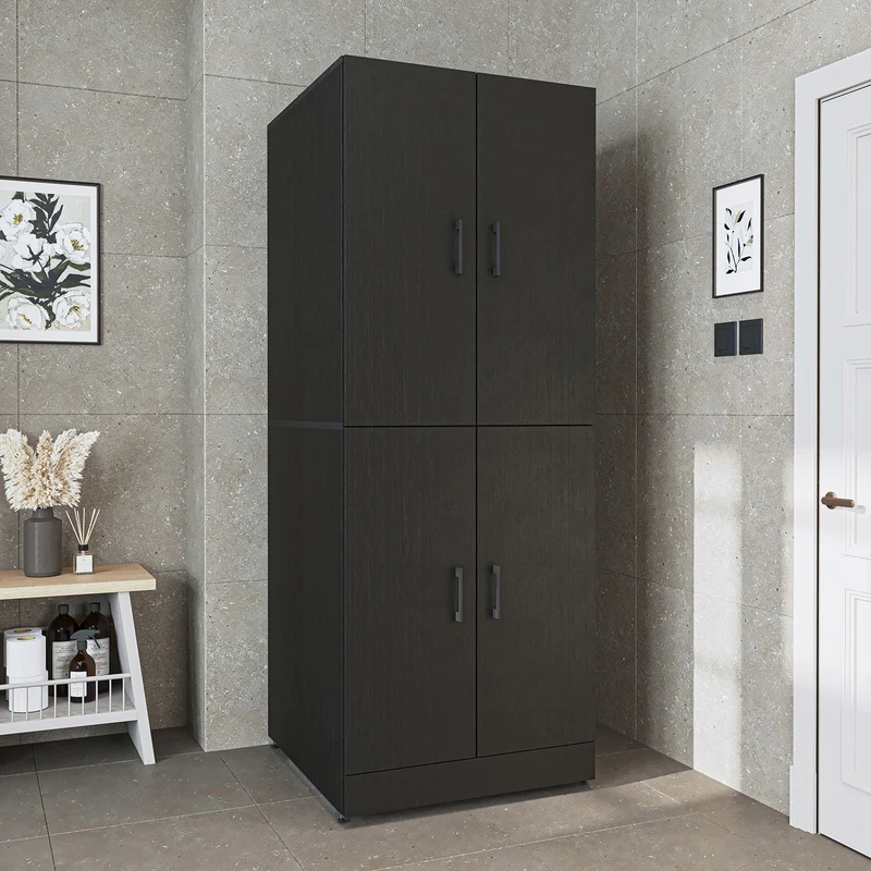 Roomart Waschmaschinenschrank DORA-II, 70 cm, für Waschmaschine und Trockner, in 5 Farben