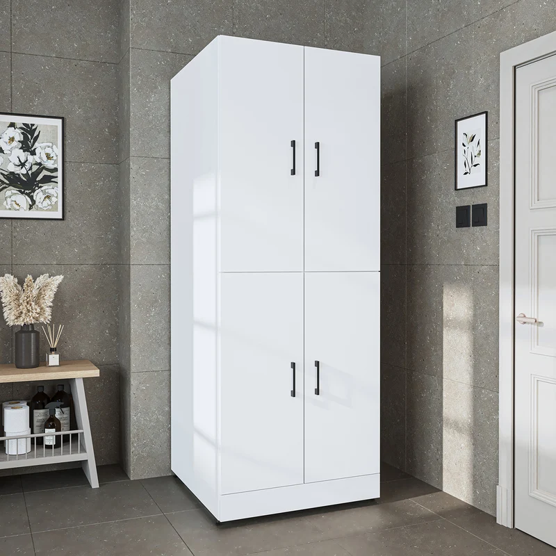 Roomart Waschmaschinenschrank DORA-II, 70 cm, für Waschmaschine und Trockner, in 5 Farben