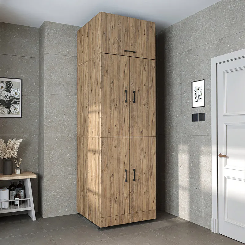 Roomart Waschmaschinenschrank DORA-II, 70 cm, für Waschmaschine und Trockner, in 5 Farben