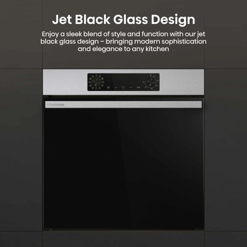 Hisense BI622AXPGUK Hi2 77L Built-in Electric Steam Oven - Black