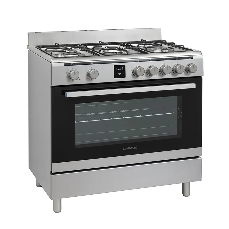 Daewoo F96CGDTH19INM-DE 90x60cm Freestanding Standard Combined Oven, Inox