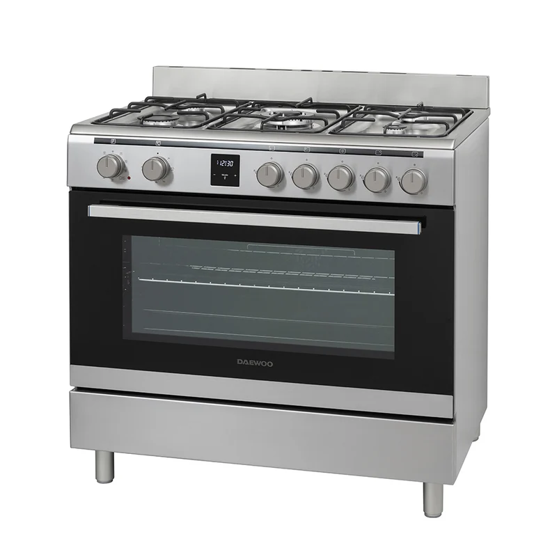 Daewoo F96CGDTH19INM-DE 90x60cm Freestanding Standard Combined Oven, Inox