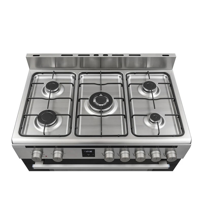 Daewoo F96CGDTH19INM-DE 90x60cm Freestanding Standard Combined Oven, Inox