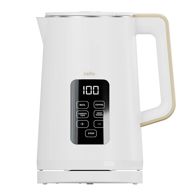 Digital Kettle With Touch Panel White