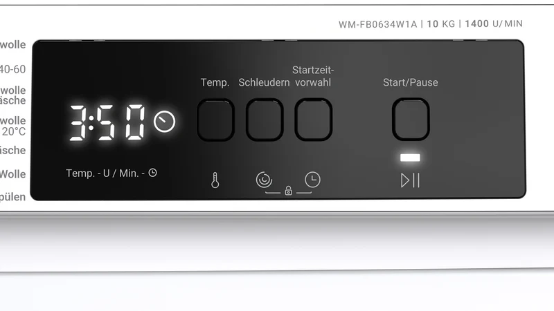 DAEWOO WM-FB0634W1A-DE Freestanding Washing Machine 10 kg 1400 RPM A Class with Digital Drive Inverter