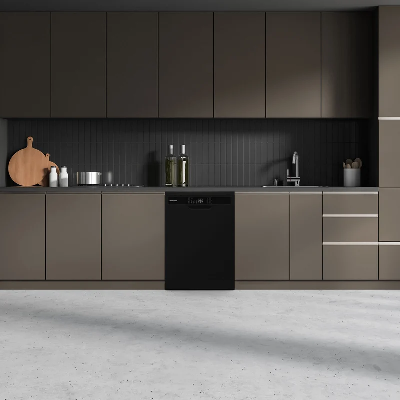 Montpellier MDWD1464K 60cm Freestanding Dishwasher in Black
