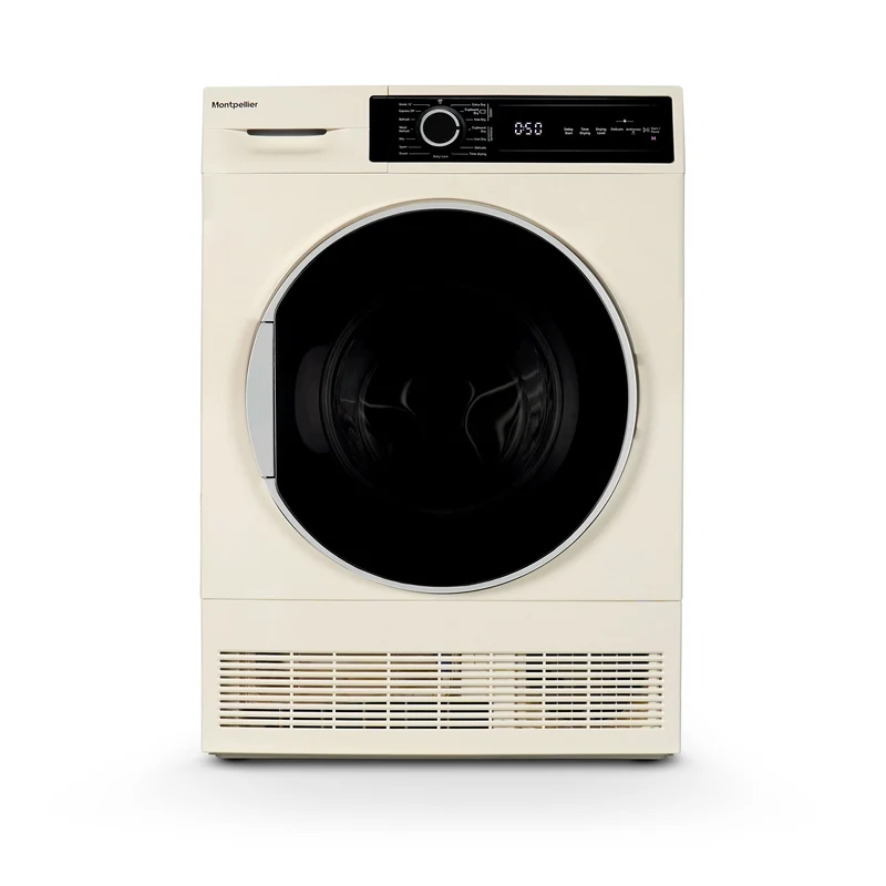 Montpellier MTDC8SDC 8KG CONDENSER Sensor Dry Tumble Dryer in CREAM