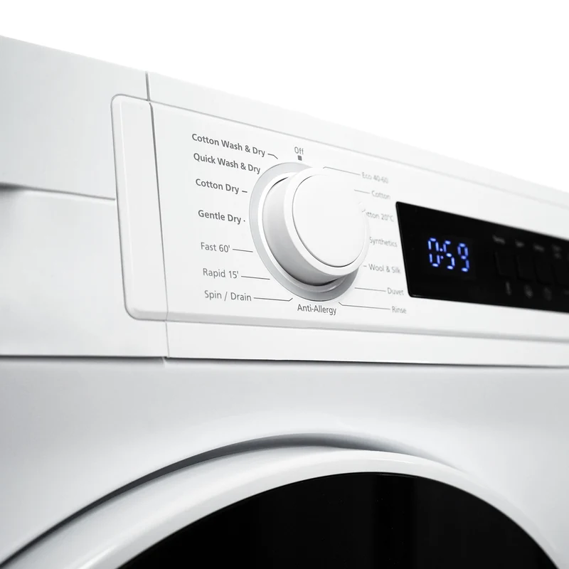 Montpellier MWD8514W 8kg/5kg 1400rpm Washer dryer in White