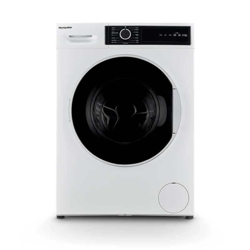 Montpellier MWM814BLW 8Kg Washing Machine in White