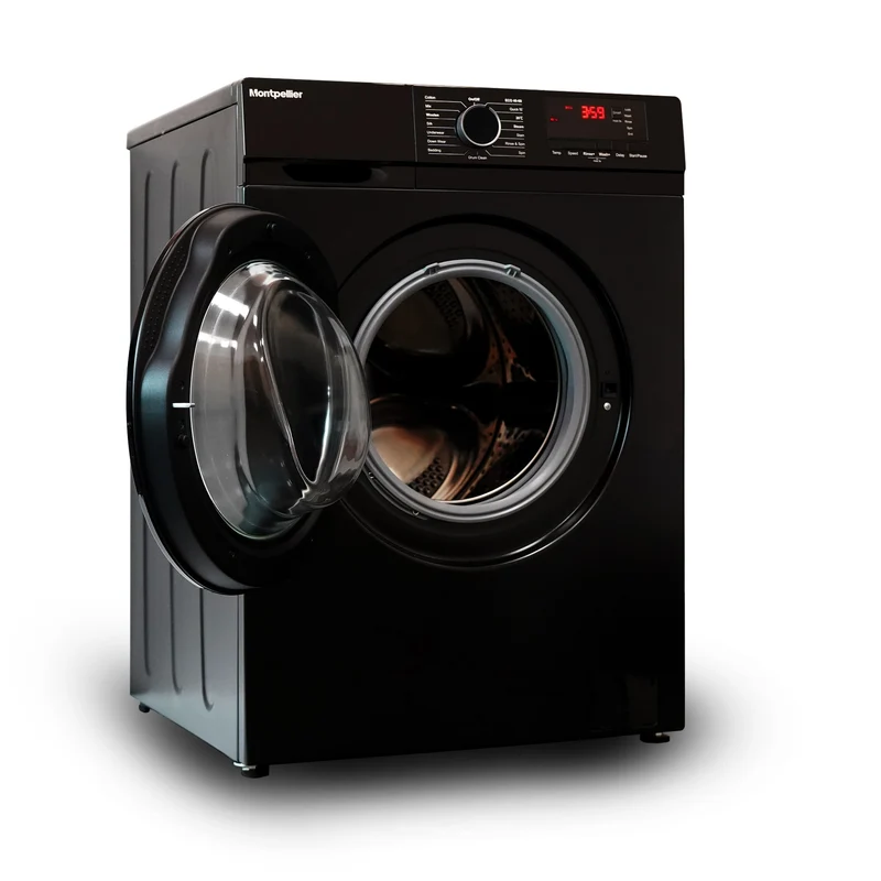 Montpellier MDAWM1014K 10kg 1400rpm Washing Machine in Black