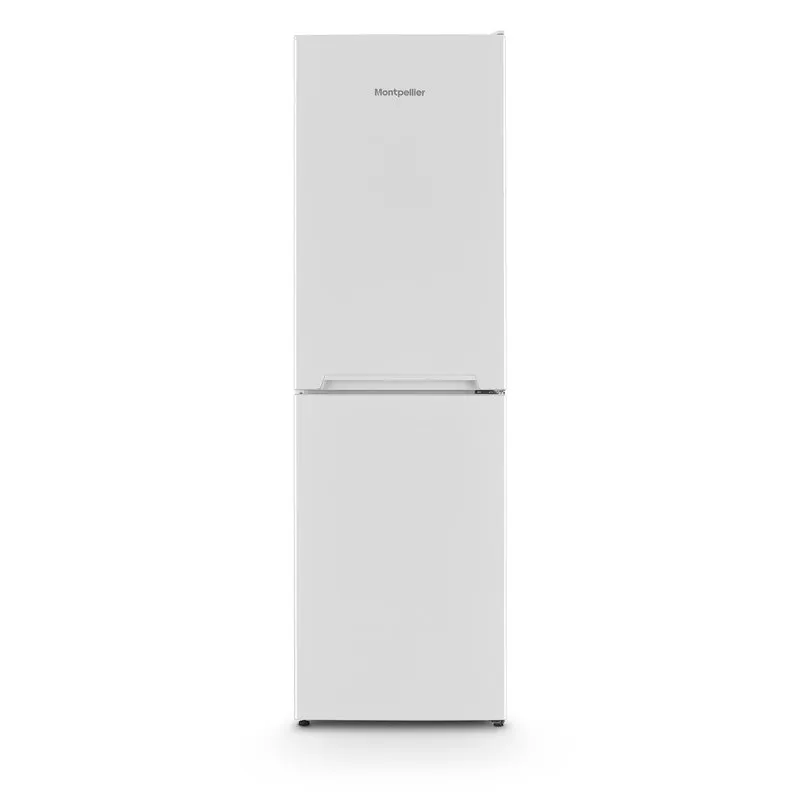 Montpellier MLF1770EW Low Frost Fridge Freezer in White.