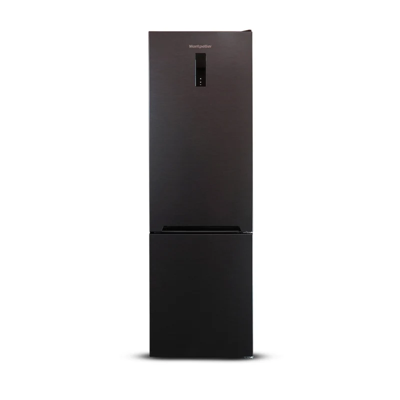 Montpellier MDANF201DX No Frost Fridge Freezer in Dark Inox