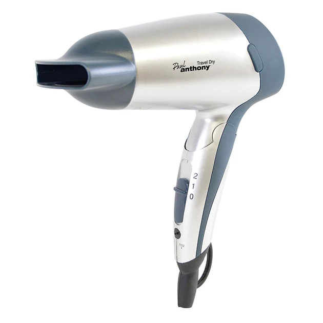 1200W Paul Anthony Travel Hairdryer Silver