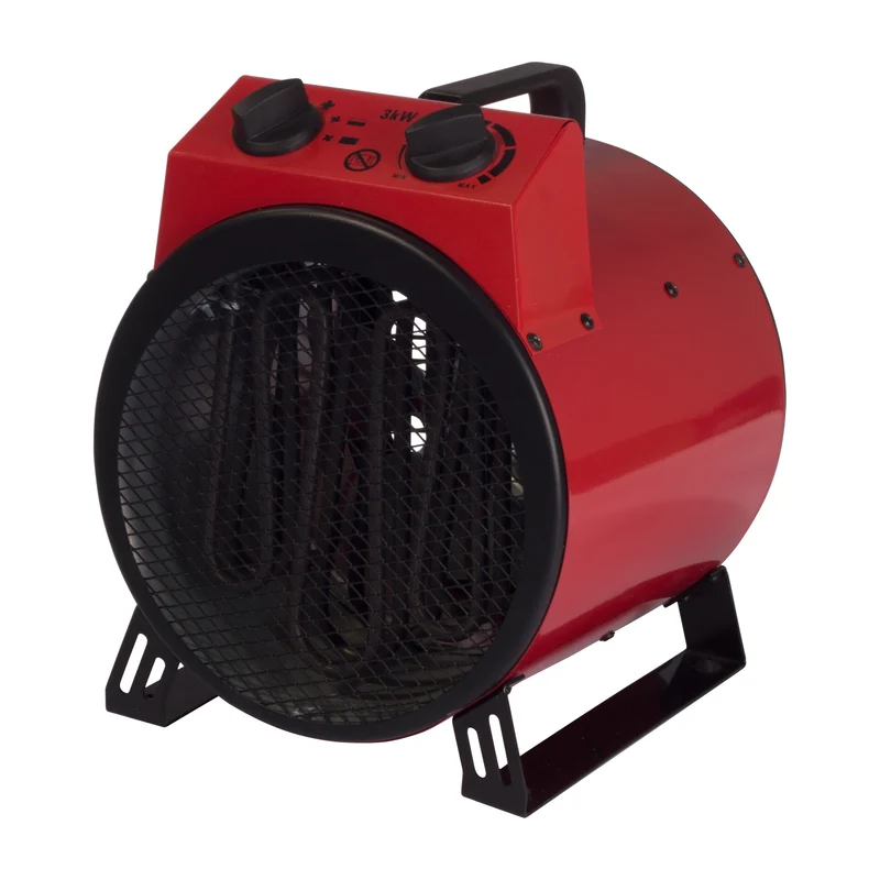 3Kw Industrial Drum Heater Red