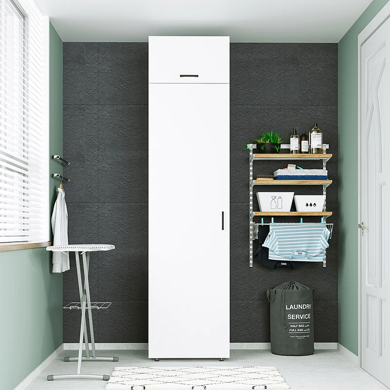 Roomart Aufsatzschrank C60 - 60 cm, Klappschrank mit Gasdruckklappe, in 3 Farben