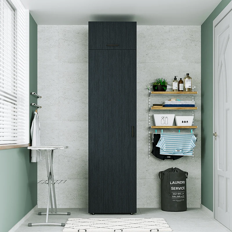 Roomart Aufsatzschrank C60 - 60 cm, Klappschrank mit Gasdruckklappe, in 3 Farben