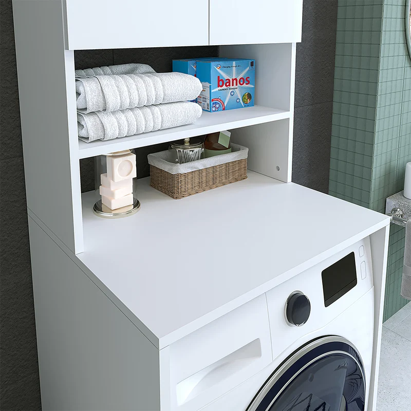 Roomart Waschmaschinenschrank ATLANTIC-III, 65 cm, Überbauschrank mit Oberschrank, in 4 Farben