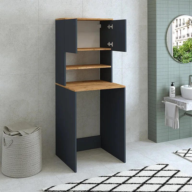 Roomart Waschmaschinenschrank ATLANTIC-III, 65 cm, Überbauschrank mit Oberschrank, in 4 Farben