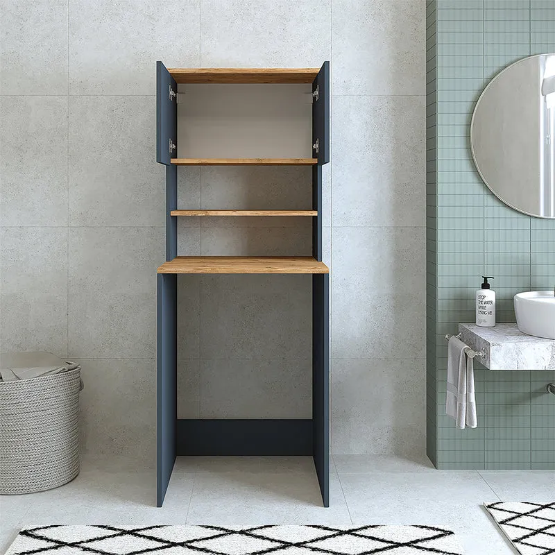 Roomart Waschmaschinenschrank ATLANTIC-III, 65 cm, Überbauschrank mit Oberschrank, in 4 Farben