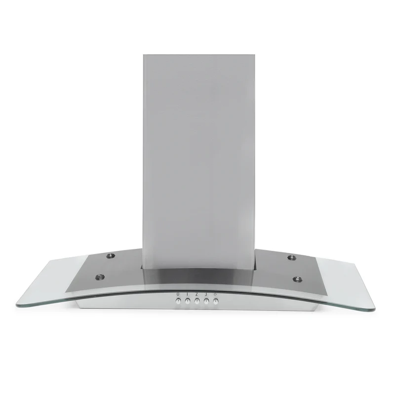 Montpellier MHG600X 60cm Curved Glass Cooker Hood in S/S A Energy