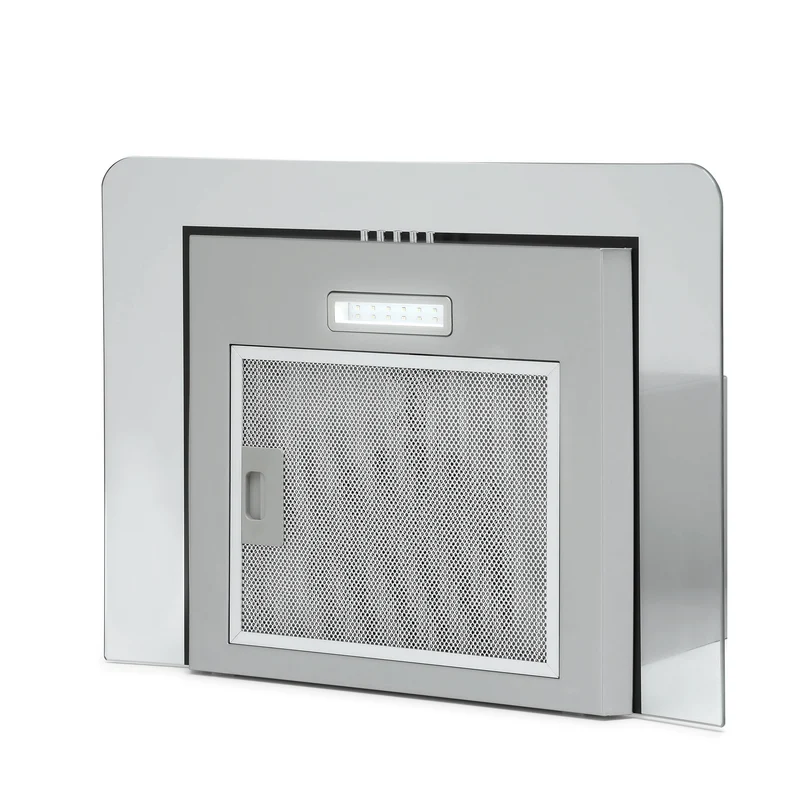 Montpellier MHG600X 60cm Curved Glass Cooker Hood in S/S A Energy