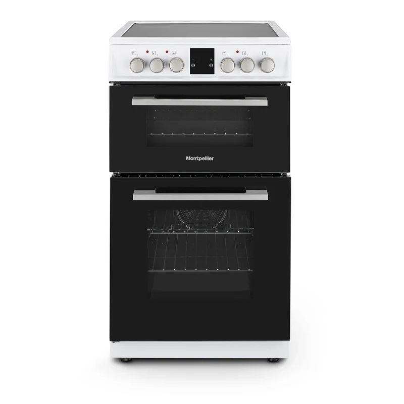 Montpellier MDOC50FW 50cm Ceramic Double Oven White
