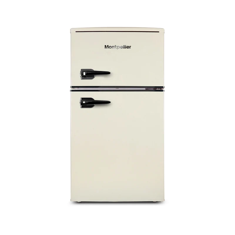 Montpellier MAB2035EC Undercounter Retro Fridge Freezer in Cream