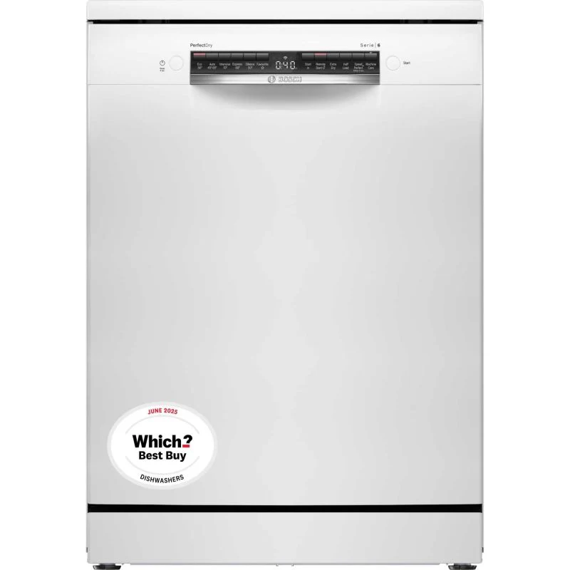 Bosch Series 6 Freestanding Full-Sized Dishwasher - SMS6ZCW10G