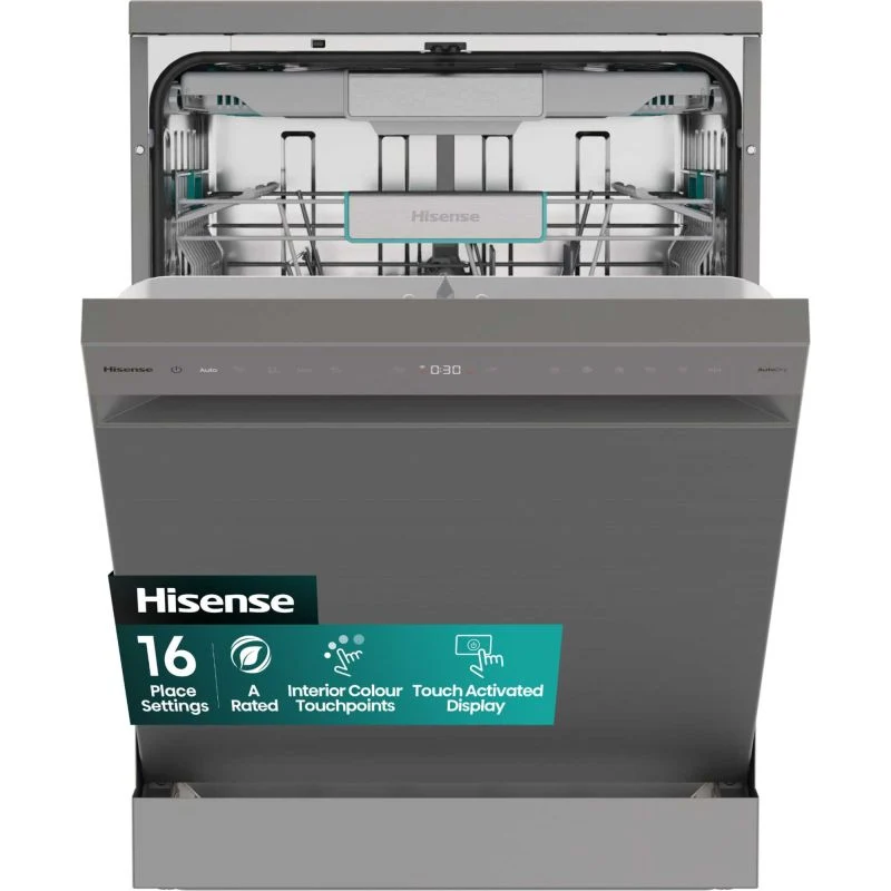 Hisense Hi6 Freestanding Full-Sized Dishwasher - HS673A90XUK