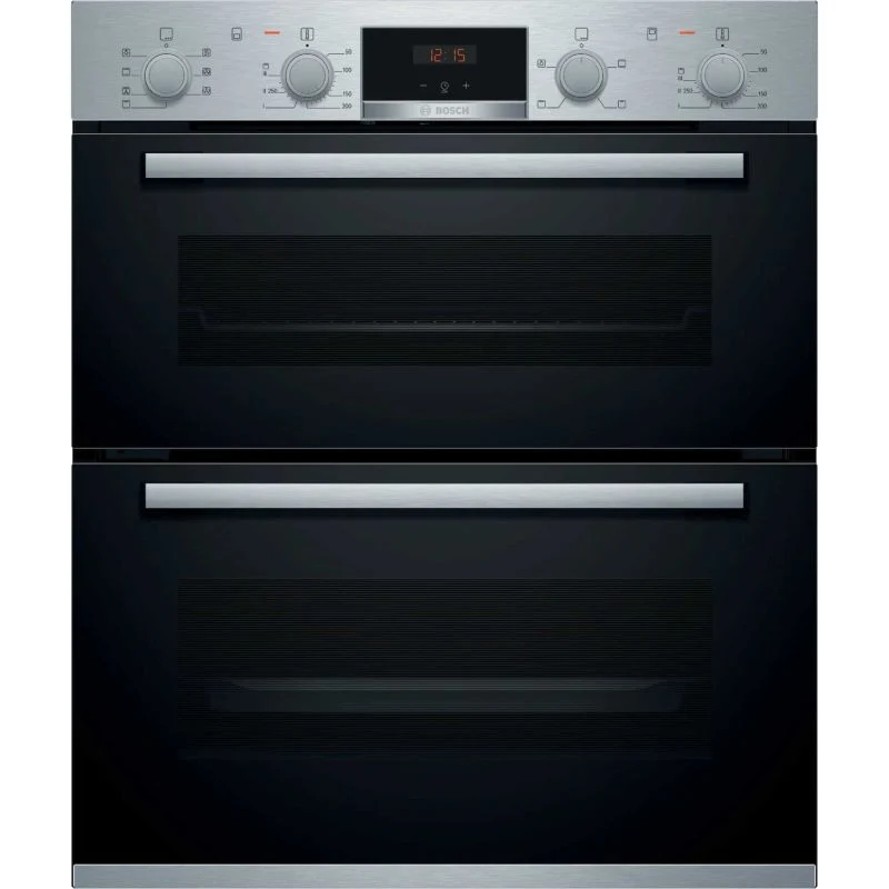 Bosch Series 4 NBS533BS0B Built-Under Double Oven- Stainless Steel