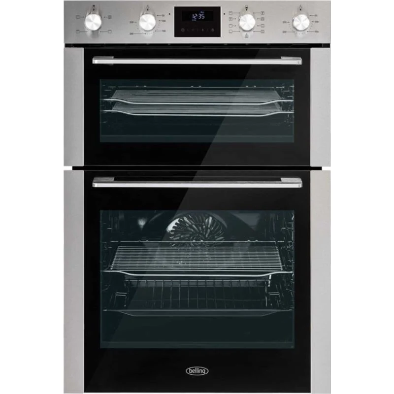 Belling BI903MFCSTA 60cm Built-In Double Oven - Stainless Steel