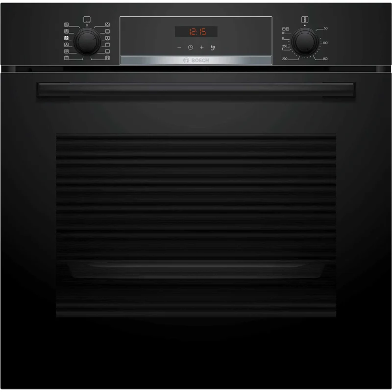 Bosch Series 4 HQA574BB3B Built-In Single Oven with Steam Function - Black
