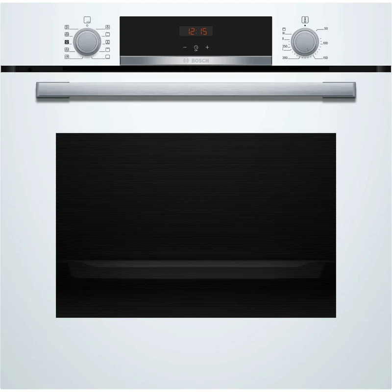 Bosch Series 4 HQA534BW3B Built-In Single Oven with Steam Function - White
