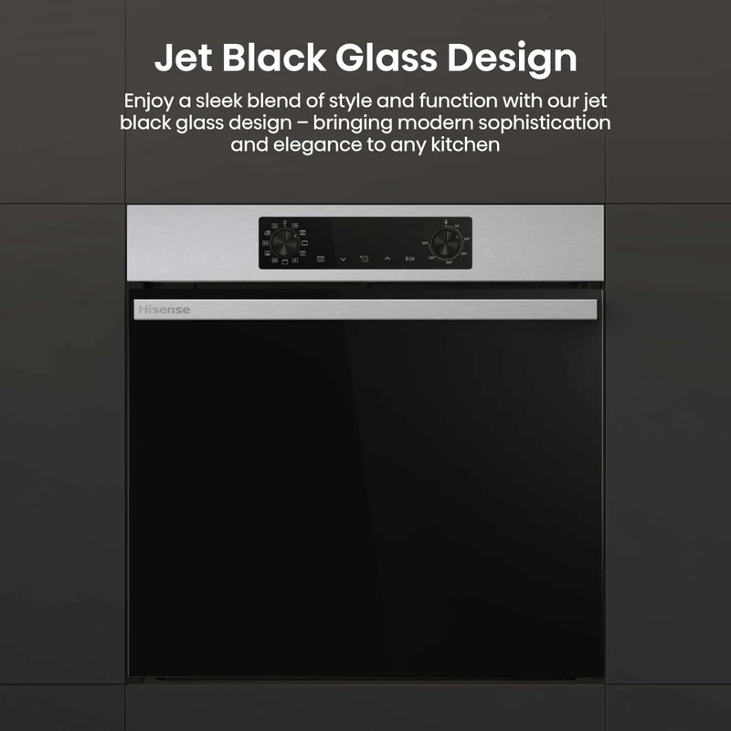 Hisense BI622AXPGUK Hi2 77L Built-in Electric Steam Oven - Black