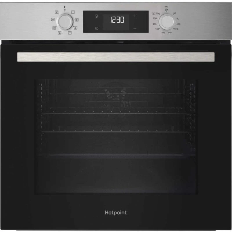 Hotpoint HO 255H X UK Class 2 Multiflow Single Electric Fan Oven - Stainless Steel