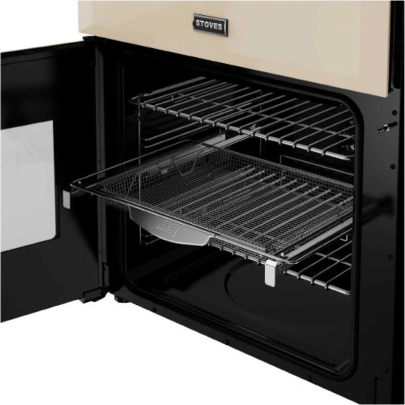 Stoves Richmond Deluxe 60DF 60cm Dual Fuel Double Oven Cooker - DXMRARICH60DFCRM