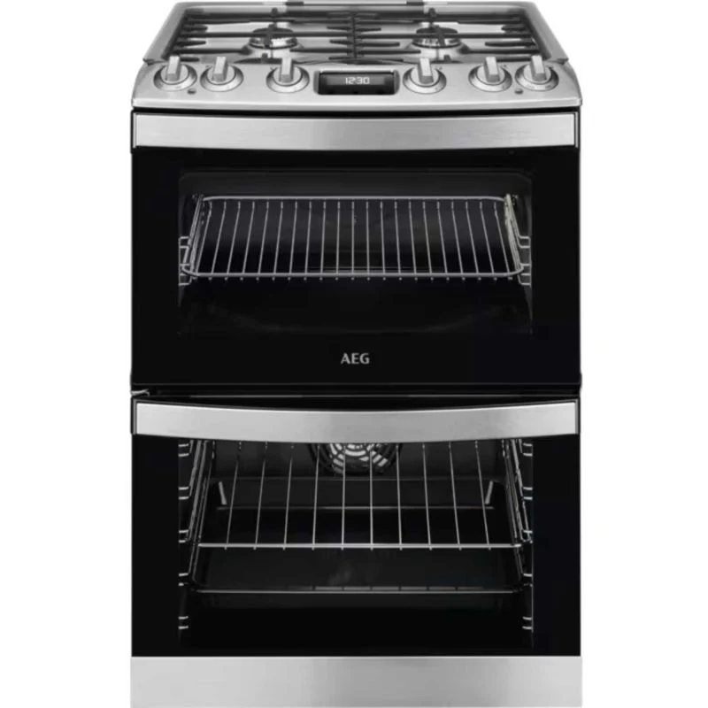 AEG 5000 SurroundCook 60cm Dual Fuel Double Oven Cooker - CKB6541ACM