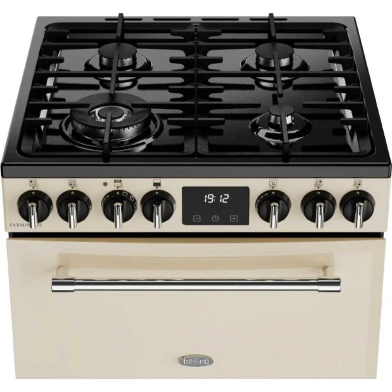 Belling Farmhouse 60DF Mini Range 60cm Dual Fuel Double Oven Cooker - MRAFHOUSE60DFCRM