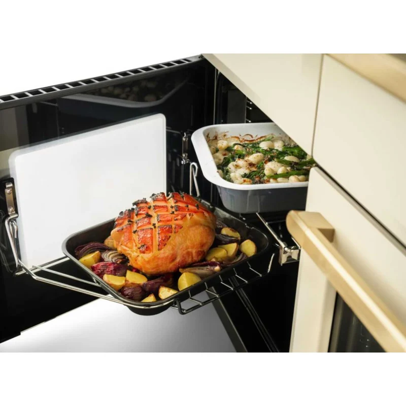 Rangemaster Estel Deluxe 110 110cm Electric Range Cooker - ESDLB110EIPPCR/AB1