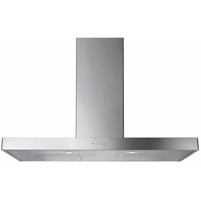 Rangemaster UNBHDS90SS 900mm Flat Chimney Hood - Stainless Steel
