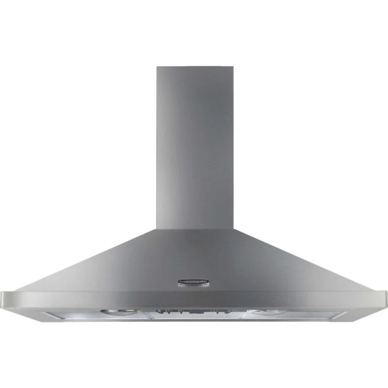 Rangemaster LEIHDC90SC 900mm Chimney Cooker Hood - Stainless Steel