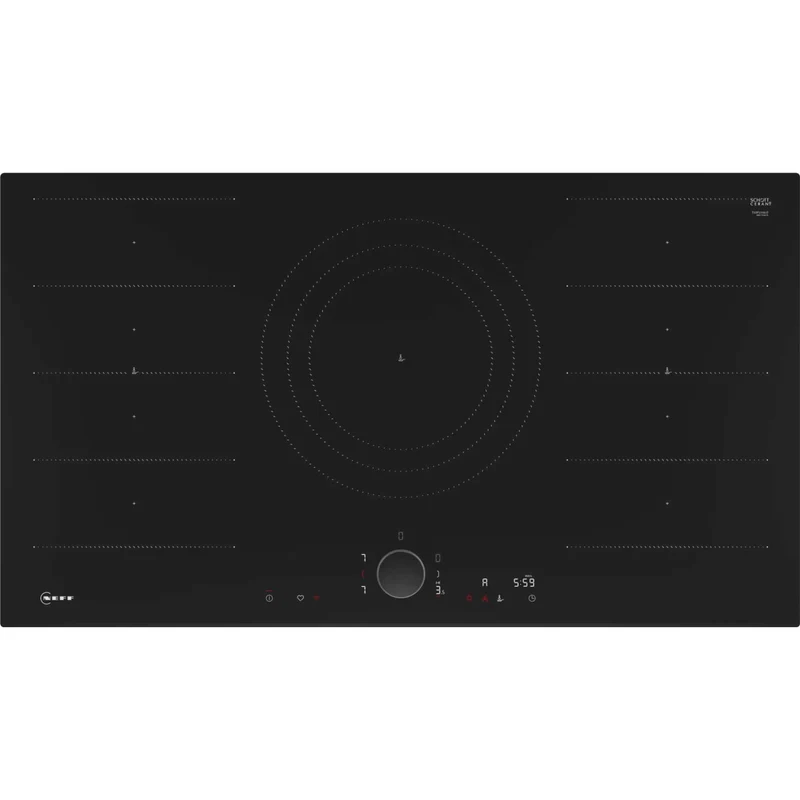 NEFF T69FUV4L0 N90 90cm 5 Burner Smart Hob - Black