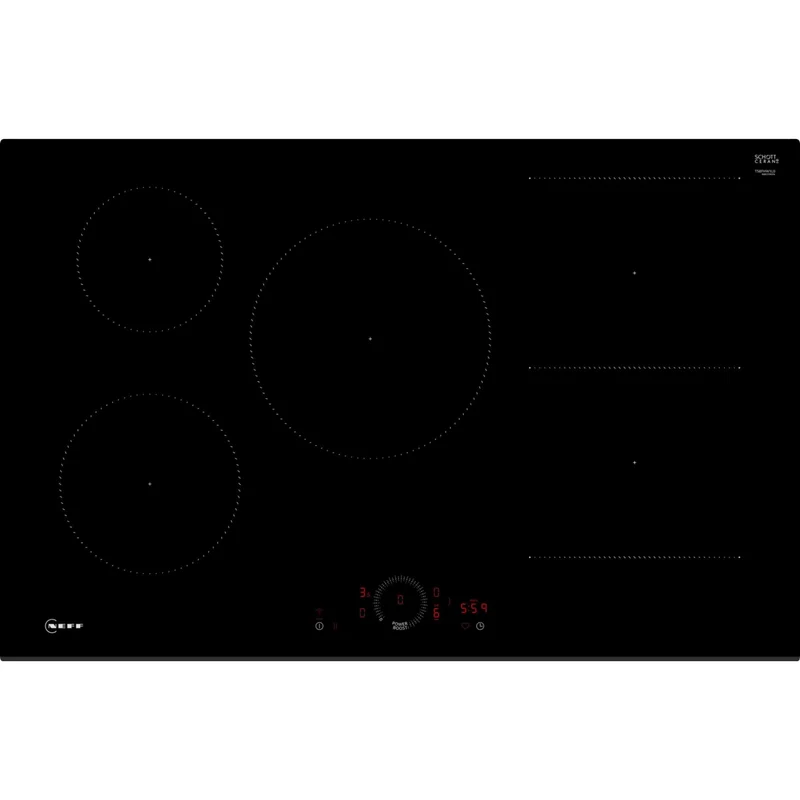 NEFF T58FHW1L0 N70 80cm Smart 5 Burner Hob - Black