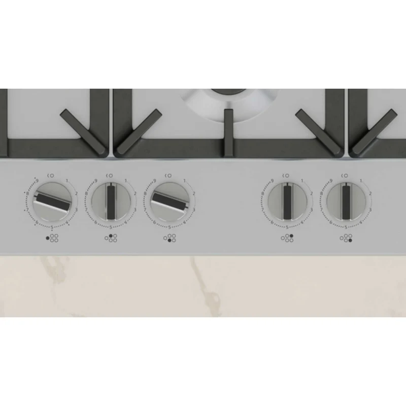 NEFF T27CIS8N0 N70 75cm 5 Burner Gas Hob - Stainless Steel