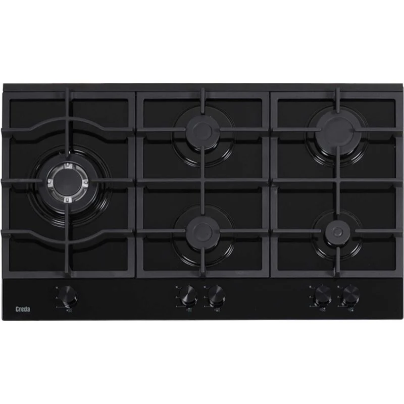 Creda C90GFCWG 90cm 5 Zone Gas Hob