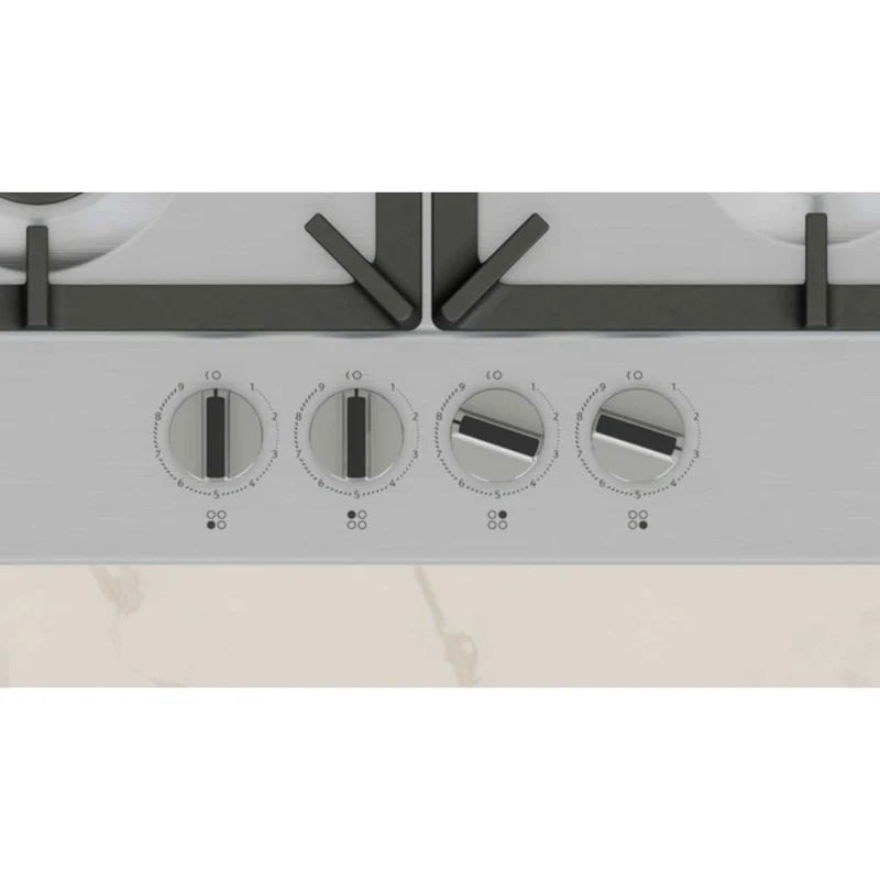 NEFF T26CIH8N0 N70 60cm 4 Burner Gas Hob - Stainless Steel