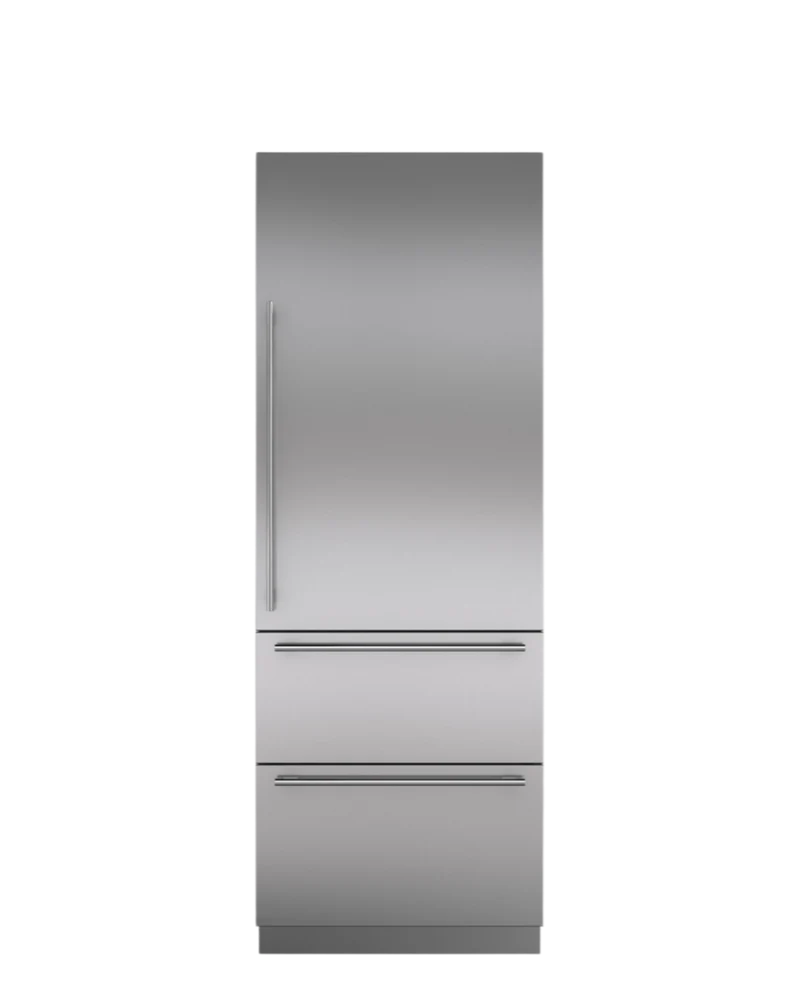 Frigorífico congelador alto de 76 cm con dispensador interno y tirador Pro