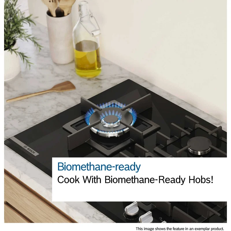 Bosch PGP6B5K90 Series 4 60cm 4 Burner Gas Hob - Stainless Steel