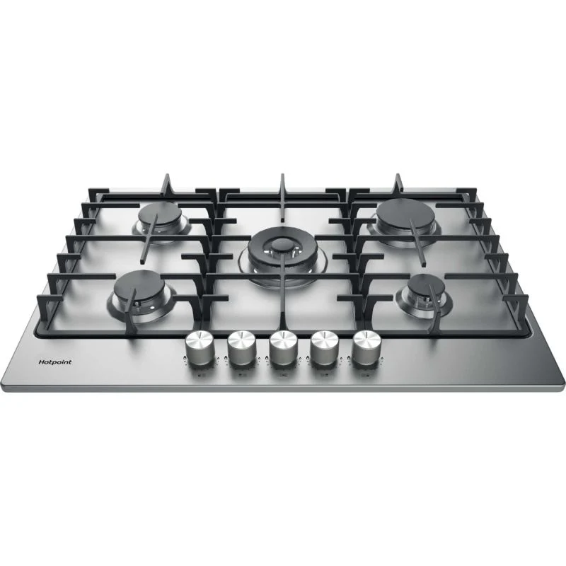 Hotpoint PPH 75G DF IX UK 75cm 5 Burner Gas Hob - Stainless Steel